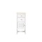 James Martin Vanities Athens 15in Base Cabinet w/ Drawers and Left Door, Glossy White w/ 3 CM Eternal Marfil Top E645-B15L-GW-3EMR - alternate 1